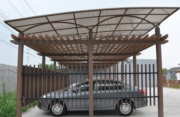 青島木塑廊架哪家做的最好圖片