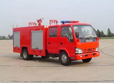供應(yīng)甘肅消防車/甘肅在哪里訂購(gòu)消防車/五十鈴3噸國(guó)四水罐消防車