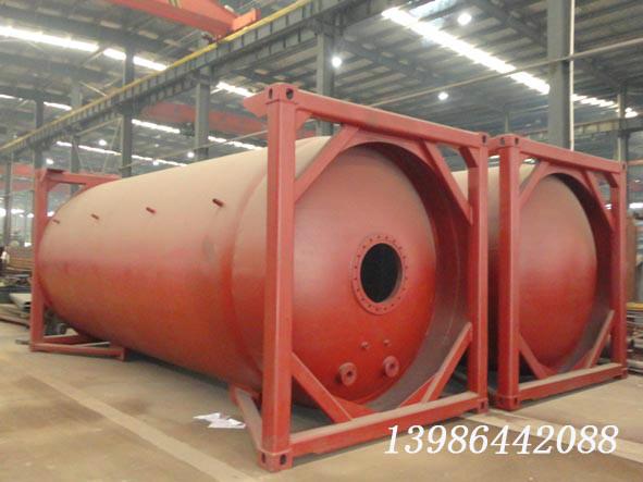 供應(yīng)ASME標準T50丁烷罐式集裝箱