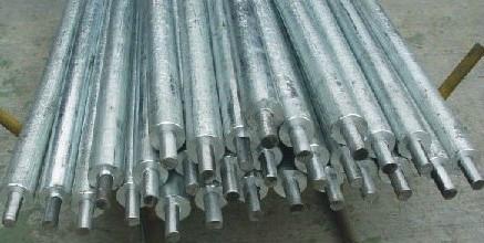 鋅層3個厚的鋅包鋼接地極圖片