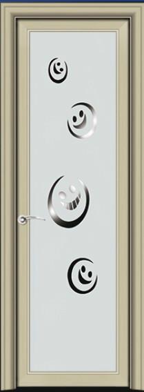 鐵灰拉絲平開(kāi)門圖片