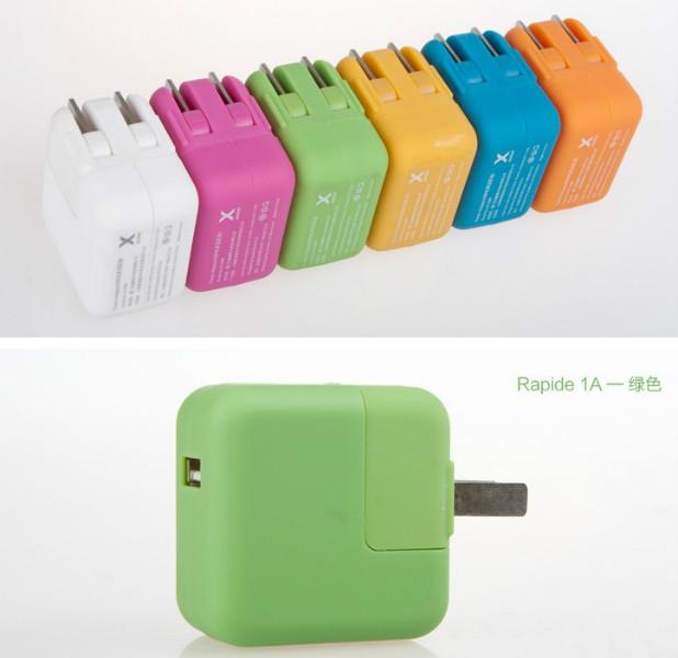 廠家直銷墻壁usb充電器批發(fā) 蘋果充電器 足5V2A電源適配器