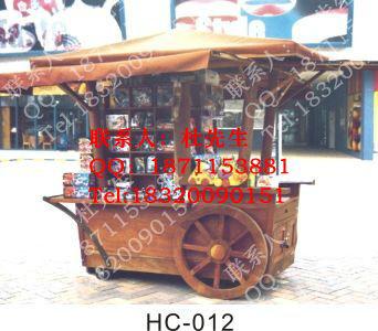 供應移動售賣車實木售賣車園林售賣車
