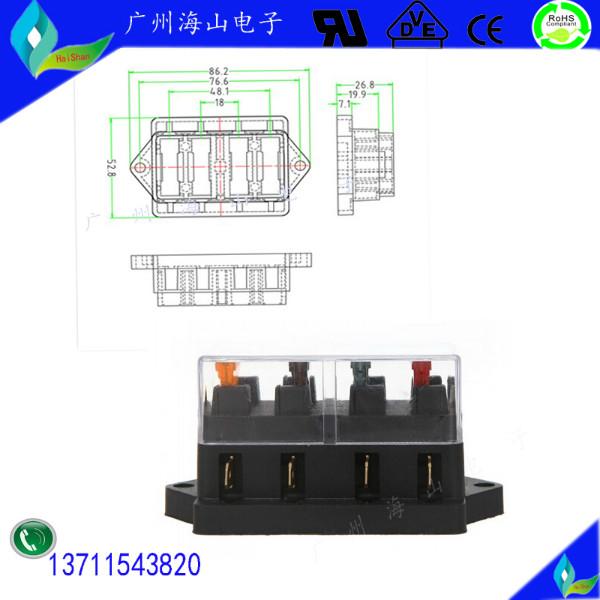 供应厂家直销：多路汽车座/防水座图片