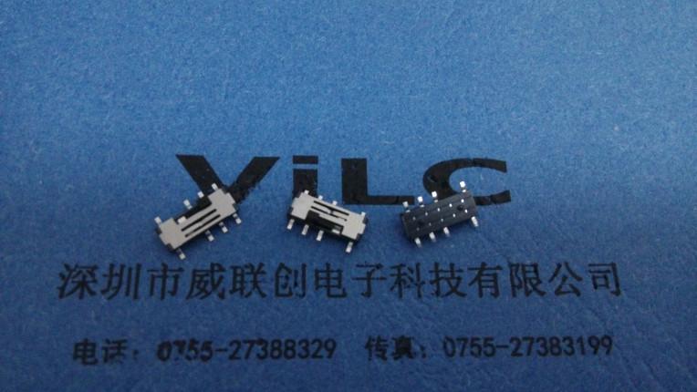 供應(yīng)7腳撥動MSK-12C01-7P 1.5高