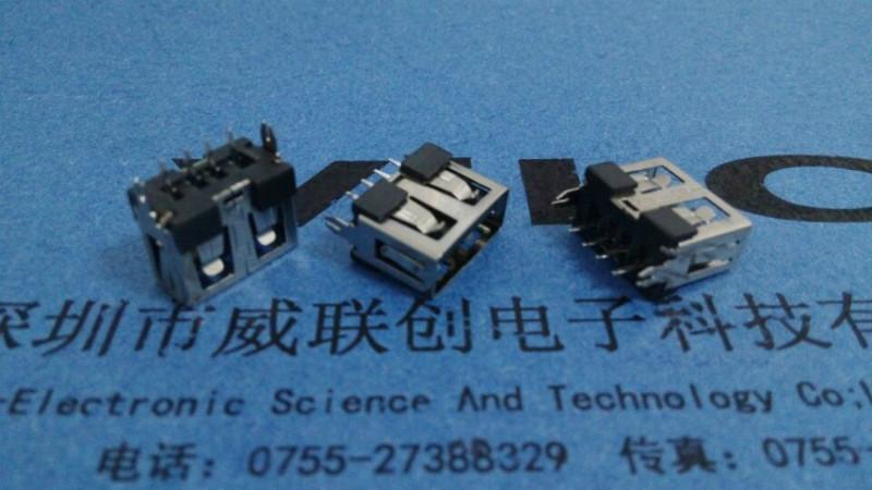 180度立式USB10.0MM直插直腳圖片