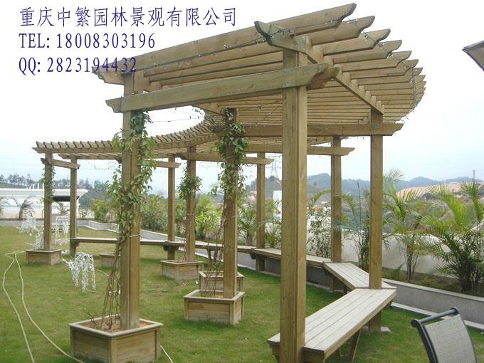 供應(yīng)重慶戶外防腐木葡萄架，葡萄架生產(chǎn)廠家，葡萄架樣式