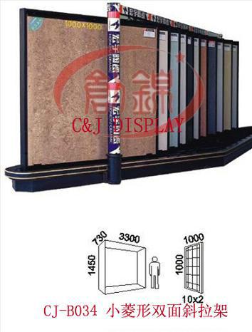 精品陶瓷砖展示架门类展示墙砖架图片