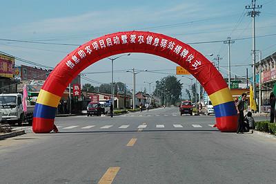 昆明彩虹門批發(fā)燈籠立柱圖片