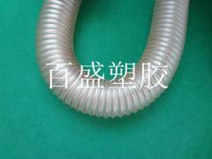 供應(yīng)PU材質(zhì)吸塵軟管耐磨鋼絲除塵軟管