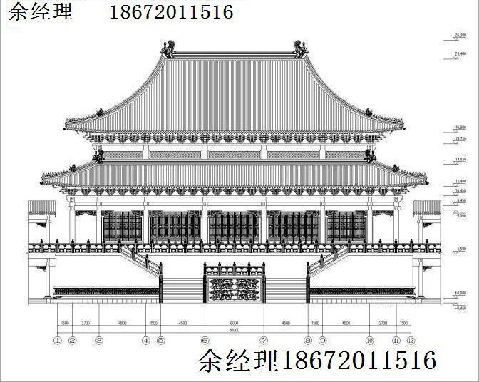 供应湖南古建图纸设计，古建庙宇图纸设计，古建图纸设计价格图片