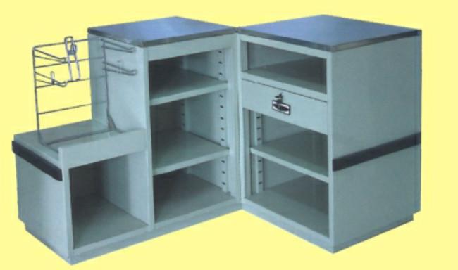 供應(yīng)主副臺連體收銀臺整體兩色