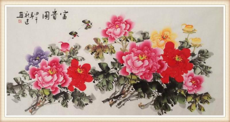 供應(yīng)長沙哪里有出售名人畫的牡丹畫的