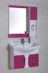 供應(yīng)粉紅衛(wèi)浴柜