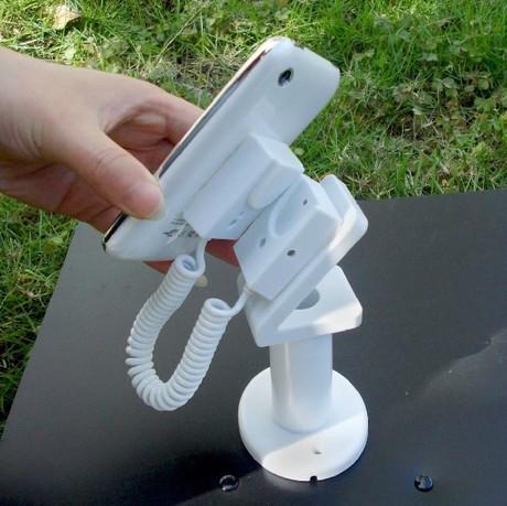 北京盛世手機防盜展示架防盜體驗托架寶多星手機防盜器防盜機托