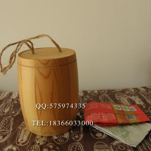 定做咖啡豆木桶 茶葉罐木桶 奶茶小木桶 定制木制桶 咖啡木桶