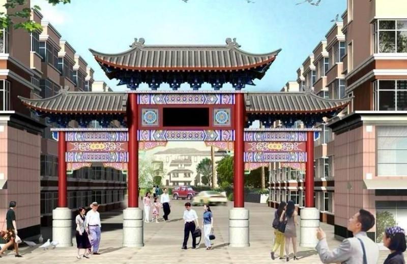 供應(yīng)廠價(jià)制作鋼結(jié)構(gòu)牌樓