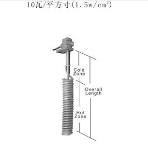 220v/3kw铁氟龙加热器图片