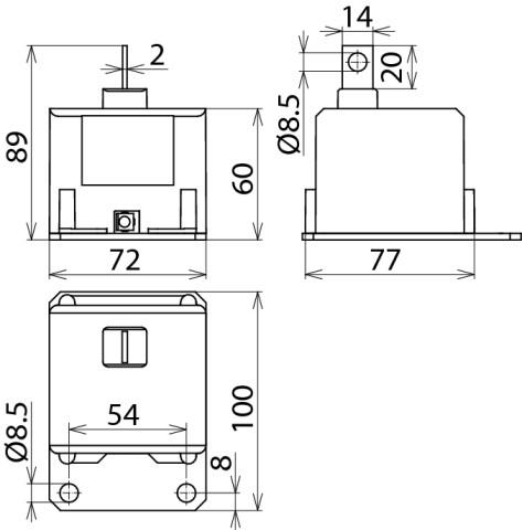 供应OBB信号防雷器KoaxB-E2/BNC-F