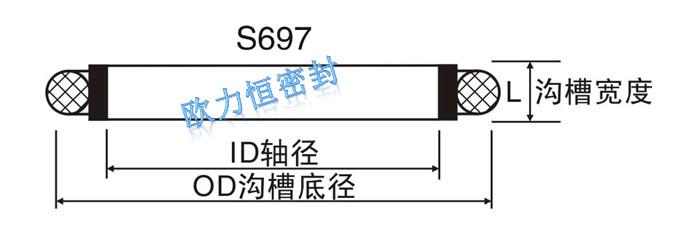 供應四氟軸用密封S698