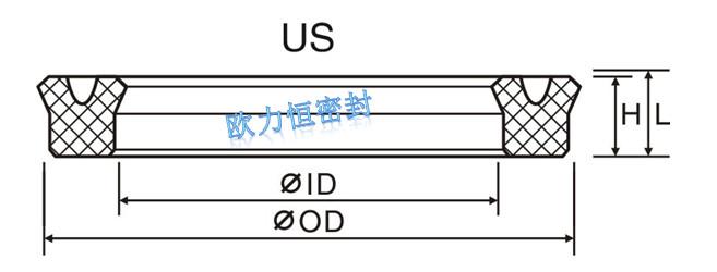 供应U型圈US拉杆封