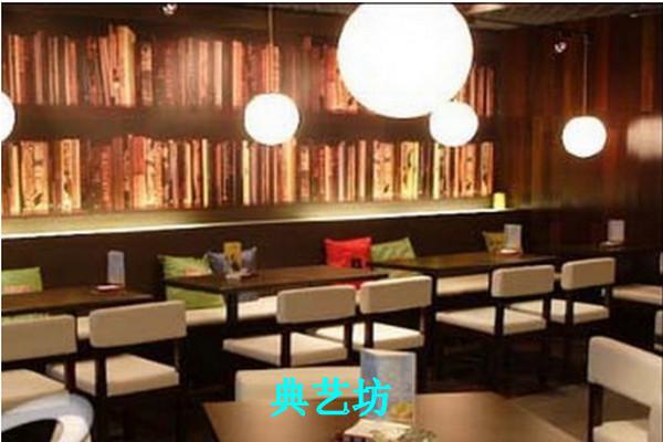 典藝坊茶餐廳餐椅，咖啡廳餐椅，奶茶店餐椅