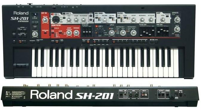 供應羅蘭SH-201模擬合成器