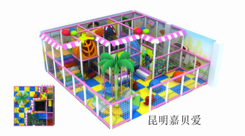 曲靖淘氣堡兒童游樂場樂園圖片