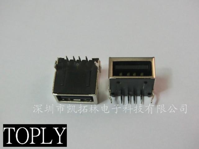 USB A母180度直插立式15圖片/USB A母180度直插立式15樣板圖 (3)