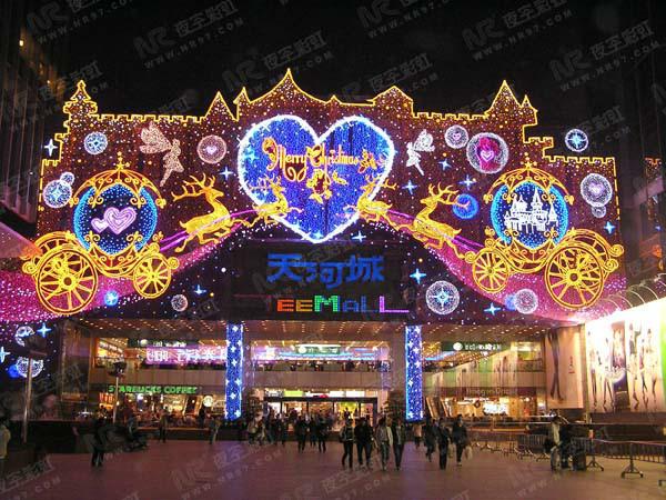 夜空彩虹專注供應(yīng)商場(chǎng)LED燈飾畫 周年慶LED燈飾畫