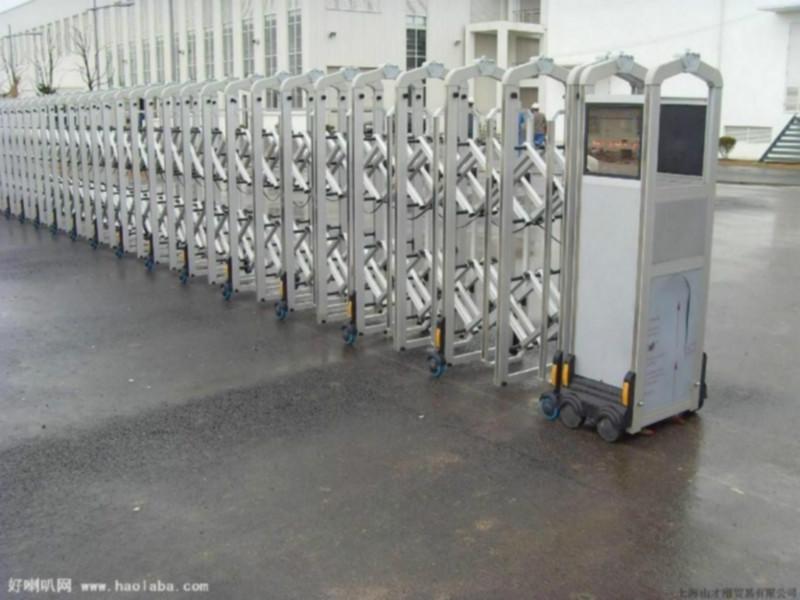 福永電動門 201不銹鋼伸縮電動門 深圳坪地維修伸縮門