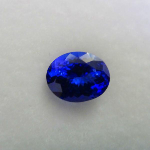 供應(yīng)定制坦桑石戒指耳釘?shù)鯄嬏股Ｊ闶?6X8MM橢圓坦桑石