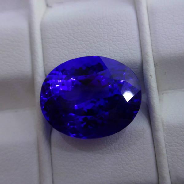 供應(yīng)定制戴妃款戒指天然橢圓形坦桑石