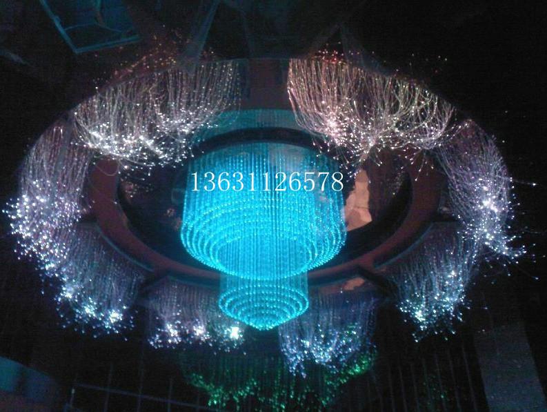 供應內蒙古各地區(qū)光纖吊燈廠家/大廳光纖吊燈/KTV夜場光纖燈