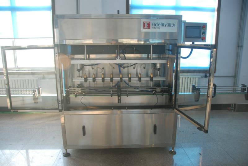 供應醬油醋灌裝機丨青州富達灌裝機生產線丨調味品包裝灌裝設備丨灌裝機械