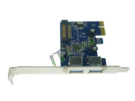 供应 PCI-E转双口USB3.0扩展卡 转接卡图片