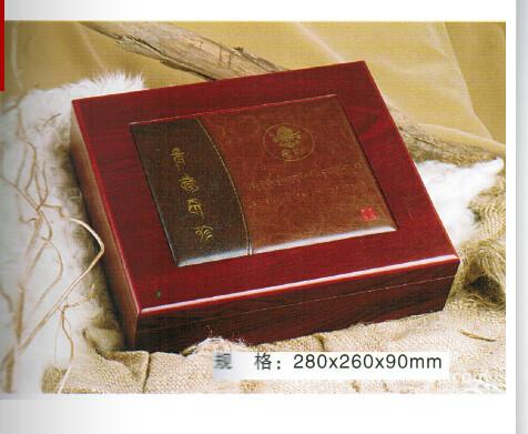 精致烤漆茶葉木盒圖片