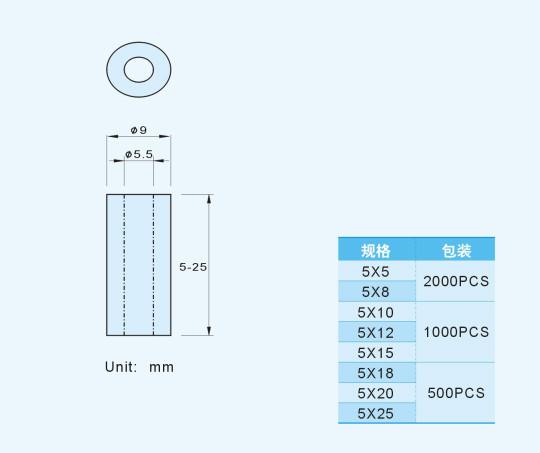 东莞市圆体间隔柱/圆体隔离柱/尼龙管厂家供应圆体间隔柱/圆体隔离柱/尼龙管/空心管/直通管/间隔柱