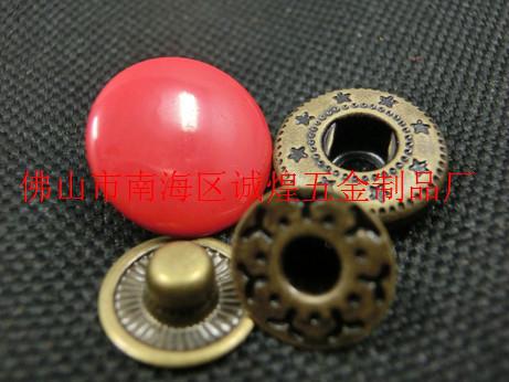 供應(yīng)金屬201#四合扣輕扣面板扣