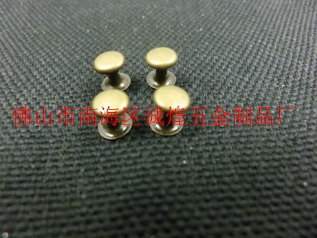 批發(fā)服飾金屬撞釘規(guī)格齊全自設(shè)工廠雙面撞釘