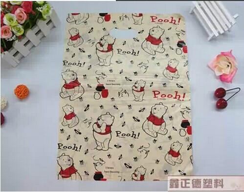 供應服裝袋手扣袋 包裝塑料袋禮品袋批發(fā) 飾品袋30cm40cm 5