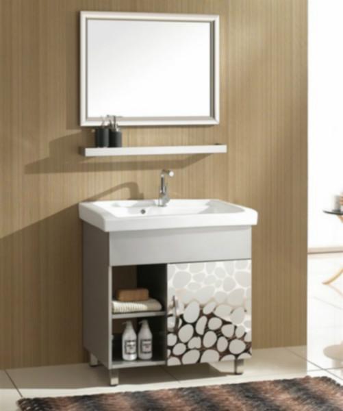 落地式不銹鋼浴室柜圖片