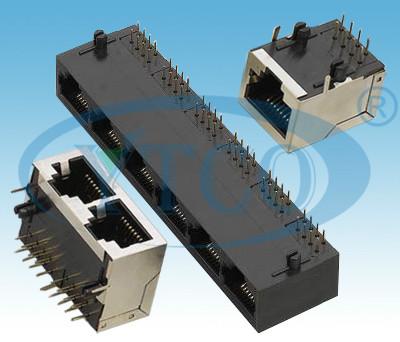 供應(yīng)RJ458P8C1x1全塑90°DIP