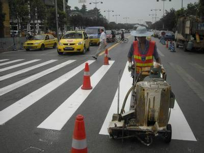 公路標(biāo)線道路劃線圖片/公路標(biāo)線道路劃線樣板圖 (2)