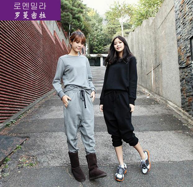 休閑套裝女款純色女式夏季