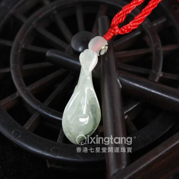 風水珠寶吊墜項鏈七星百合送禮佳品圖片