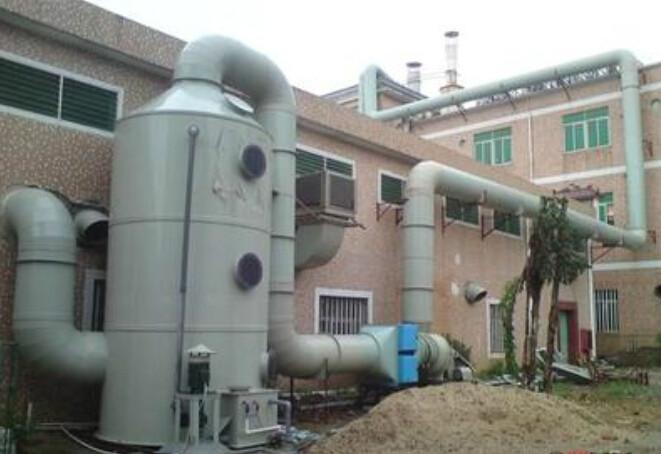 酸霧凈化塔洗滌塔吸附塔PP廢氣塔圖片