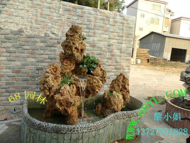 供應(yīng)陽臺辦公室擺設(shè)吸水石假山盆景假山  假山噴泉流水假山