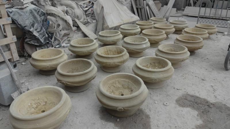 供應上海石雕花缽廠家直銷