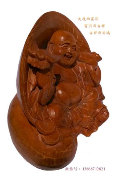 供應(yīng)老樂清黃楊木雕彌勒佛木雕擺件《光芒彌勒佛》招財鎮(zhèn)宅收藏品